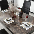 Load image into Gallery viewer, RANDY Faux Marble Dining Table and 4 Chairs - 5PC