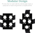Load image into Gallery viewer, TYLER Black Glass Dining Table Set (Table and 4 Chairs) - 5 Piece