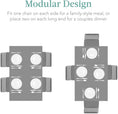 Load image into Gallery viewer, TYLER Grey Glass Dining Table Set (Table and 4 Chairs) - 5 Piece