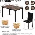 Load image into Gallery viewer, RANDY Faux Marble Dining Table and 6 Chairs - 7PC