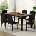 Load image into Gallery viewer, RANDY Faux Marble Dining Table and 6 Chairs - 7PC