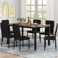Load image into Gallery viewer, RANDY Faux Marble Dining Table and 6 Chairs - 7PC