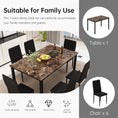 Load image into Gallery viewer, RANDY Faux Marble Dining Table and 6 Chairs - 7PC