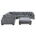 Cargar la imagen en la vista de la galería, 6-Piece Modular Sectional with Ottoman -- 8555GY3CR2ACOT