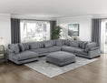 Cargar la imagen en la vista de la galería, 7-Piece Modular Sectional with Reversible Chaise and Ottoman - 8555GY*2CR3ACVCOT