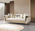 Cargar la imagen en la vista de la galería, Anica Ivory Velvet Sofa 92 & Loveseat 76