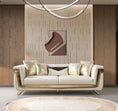 Cargar la imagen en la vista de la galería, Anica Ivory Velvet Sofa 92 & Loveseat 76