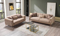 Load image into Gallery viewer, Belinda Velvet Sofa Set 2PC - Coffee