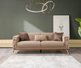 Load image into Gallery viewer, Belinda Velvet Sofa Set 2PC - Coffee