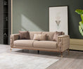 Load image into Gallery viewer, Belinda Velvet Sofa Set 2PC - Coffee