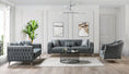 Cargar la imagen en la vista de la galería, Belinda Velvet Sofa Set 2PC - Gray