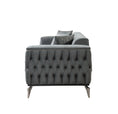 Cargar la imagen en la vista de la galería, Belinda Velvet Sofa Set 2PC - Gray