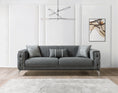 Cargar la imagen en la vista de la galería, Belinda Velvet Sofa Set 2PC - Gray