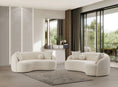 Cargar la imagen en la vista de la galería, Bonita Ivory Boucle Sofa & Loveseat