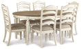 Load image into Gallery viewer, D743 - 7pc Dining Set