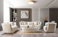 Cargar la imagen en la vista de la galería, Daphne Velvet Sofa Set 2PC - Ivory