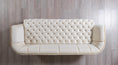Cargar la imagen en la vista de la galería, Daphne Velvet Sofa Set 2PC - Ivory