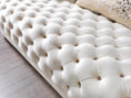 Cargar la imagen en la vista de la galería, Daphne Velvet Sofa Set 2PC - Ivory