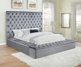 Load image into Gallery viewer, ELEGANTE GREY - Upholstered Platform Storage Bed