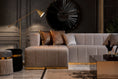 Cargar la imagen en la vista de la galería, Elisha Velvet Double Chaise Sectional - Gray