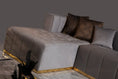 Cargar la imagen en la vista de la galería, Elisha Velvet Double Chaise Sectional - Gray