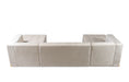 Cargar la imagen en la vista de la galería, Elisha Velvet Double Chaise Sectional - Ivory