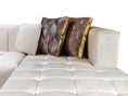 Cargar la imagen en la vista de la galería, Elisha Velvet Double Chaise Sectional - Ivory