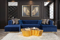 Load image into Gallery viewer, Elisha Velvet Double Chaise Sectional - Navy