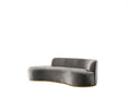 Load image into Gallery viewer, Ella Velvet Chaise Lounge / Sectional - Gray