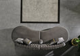 Load image into Gallery viewer, Ella Velvet Curved Sectional - Gray