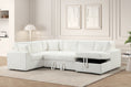 Cargar la imagen en la vista de la galería, Forever Beige Sectional With Pull-Out Bed
