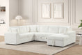 Cargar la imagen en la vista de la galería, Forever Beige Sectional With Pull-Out Bed