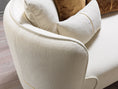 Cargar la imagen en la vista de la galería, Helena Velvet Sofa Set 2PC - Ivory