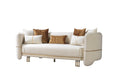 Cargar la imagen en la vista de la galería, Helena Velvet Sofa Set 2PC - Ivory