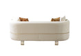 Cargar la imagen en la vista de la galería, Helena Velvet Sofa Set 2PC - Ivory