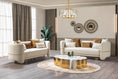 Cargar la imagen en la vista de la galería, Helena Velvet Sofa Set 2PC - Ivory