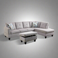 Load image into Gallery viewer, LENA - L-Shape Velvet Sectional