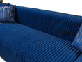 Load image into Gallery viewer, Juliana Velvet 4-Piece Sectional - Blue