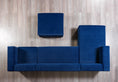 Load image into Gallery viewer, Juliana Velvet 4-Piece Sectional - Blue