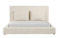 Load image into Gallery viewer, Lauren Beige Platform Bed (w/ USB PORTS) - Queen, King **NEW ARRIVAL**