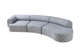 Cargar la imagen en la vista de la galería, Lena Boucle 3-Piece Curved 145" Sectional - Blue