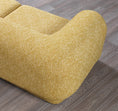 Cargar la imagen en la vista de la galería, Lena Boucle 3-Piece Curved 145" Sectional - Mustard