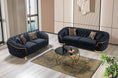 Cargar la imagen en la vista de la galería, Lupino Velvet Sofa Set 2PC - Black