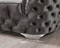 Load image into Gallery viewer, Lupino Velvet Sofa Set 2PC - Gray