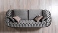 Load image into Gallery viewer, Lupino Velvet Sofa Set 2PC - Gray