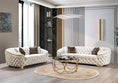 Load image into Gallery viewer, Lupino Velvet Sofa Set 2PC - Ivory