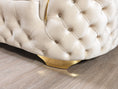 Load image into Gallery viewer, Lupino Velvet Sofa Set 2PC - Ivory