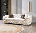 Load image into Gallery viewer, Lupino Velvet Sofa Set 2PC - Ivory