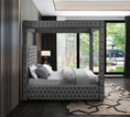 Load image into Gallery viewer, MIRA GREY - Upholstered Canopy Bed
