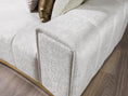 Load image into Gallery viewer, Michelle Velvet Curved 118" Sectional - Ivory